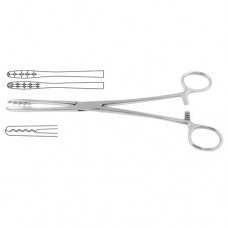 Ulrich Dressing Forcep Straight Stainless Steel, 22.5 cm - 8 3/4"